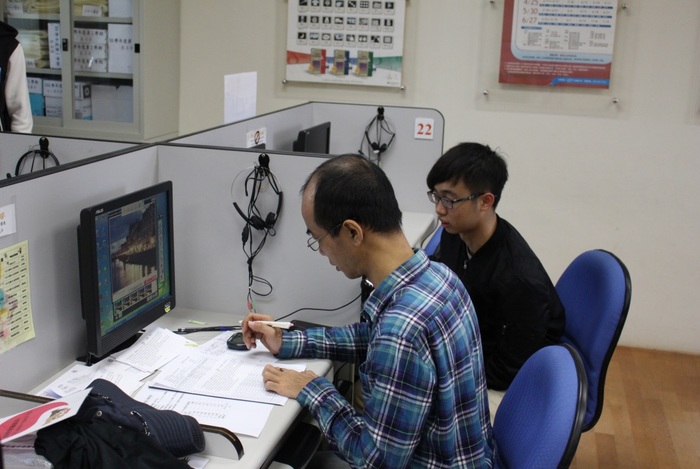 課文朗讀測驗實況