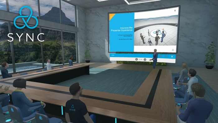 中臺科大VR未來教室- 遠端協作和會議平台「VIVE Sync」