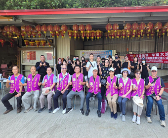 台中西南扶輪社攜手中臺科大後護系師生健檢活動大合照