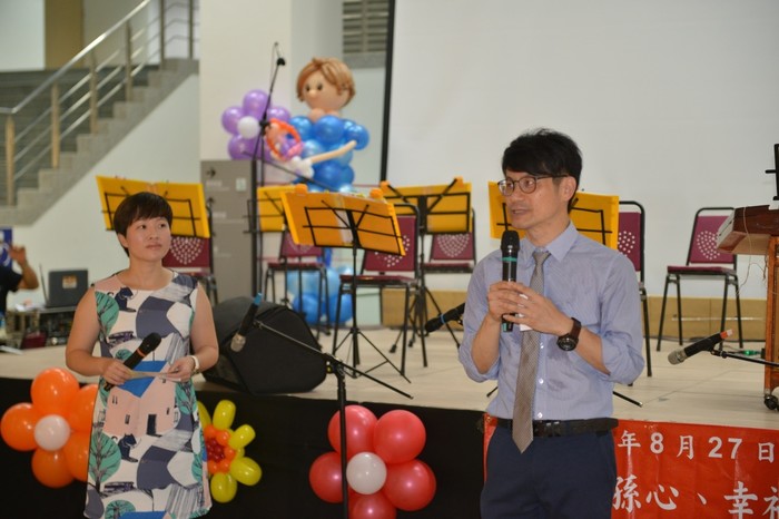 張振榮學務長代表共同主辦單位中臺科技大學致辭
