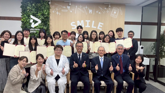中臺科大學生赴日交流研習活動結業式合影