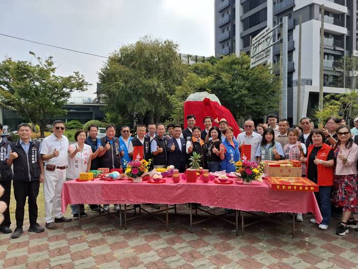 中臺科大與舊社社區發展協會、南興宮攜手合作,各界代表與地方仕紳齊聚參與揭碑儀式