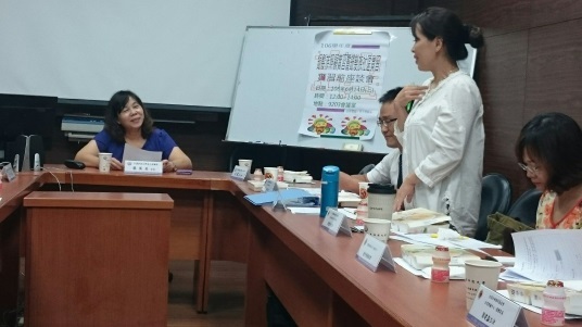 財團法人中華民國佛教慈濟慈善事業基金會彭馨儀督導分享老人日間照顧經驗
