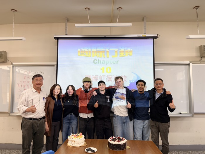 法國濱海大學交換生來到中臺科大與行銷系師生展開跨文化學習交流