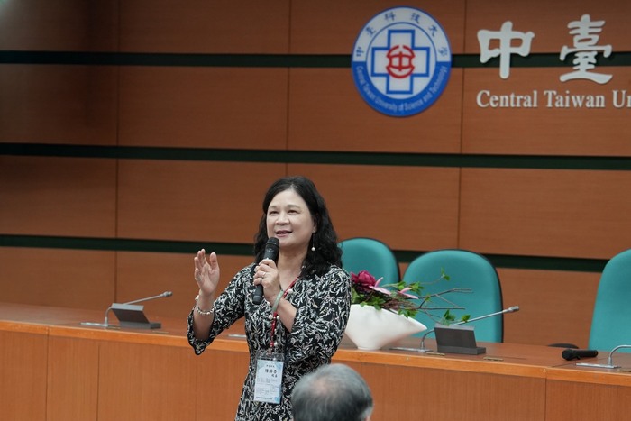 中臺科大陳錦杏校長致詞圖片