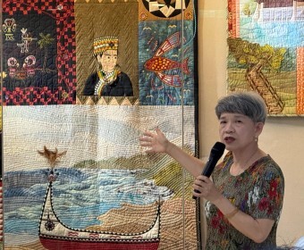 中臺科大「萬紫千紅賞拼布」開展 針線織就在地人文風華圖片