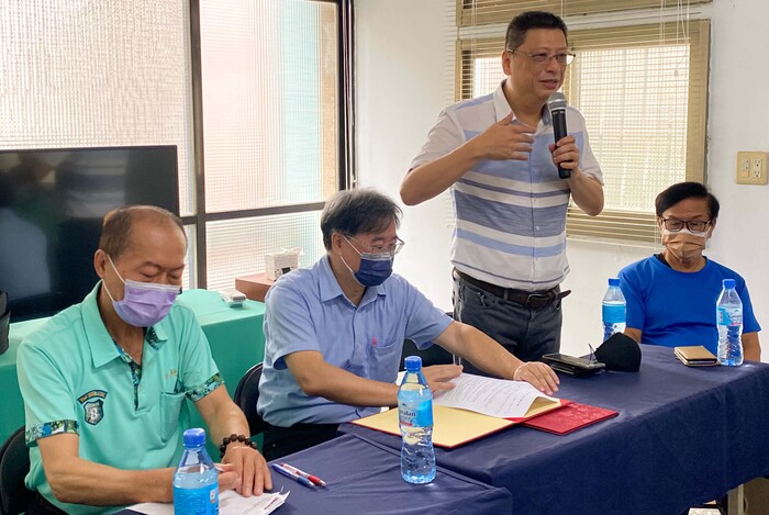 中臺科大「文資蘊生」大學社會責任計畫-計畫主持人張桓忠致詞