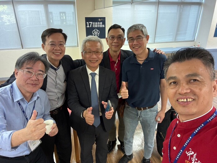於中臺棧餐敍聯誼交流