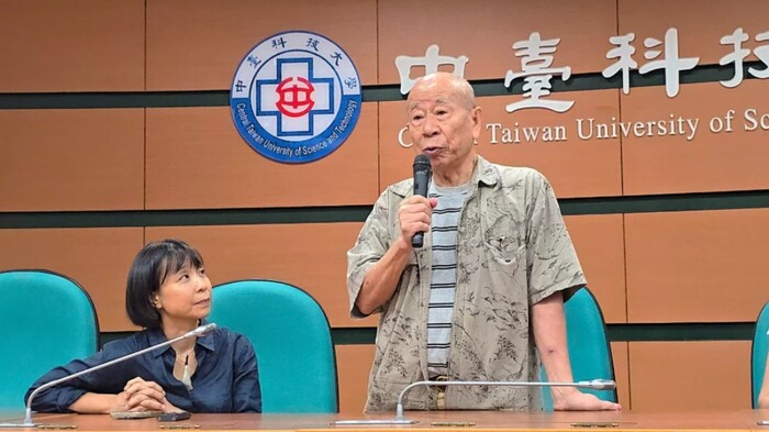中臺科技大學文教事業經營研究所舉辦藝術入校講座 吳炫三談創作與靈感圖片