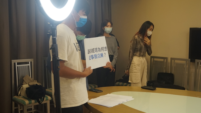 學生攝影幕後畫面
