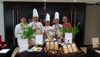 中臺A隊，組員：顧承哲、林鈺翔、鐘仁佑，榮獲團體展桌銀牌