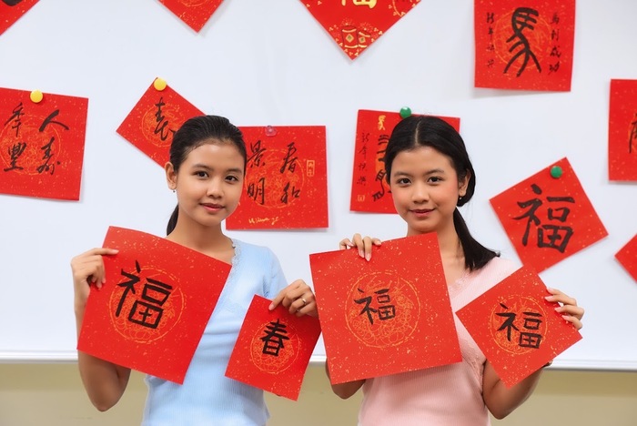 國際學生參與筆尖藝術派對圖片