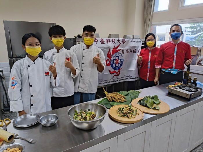 中臺科大食品科技系中餐烹調團隊