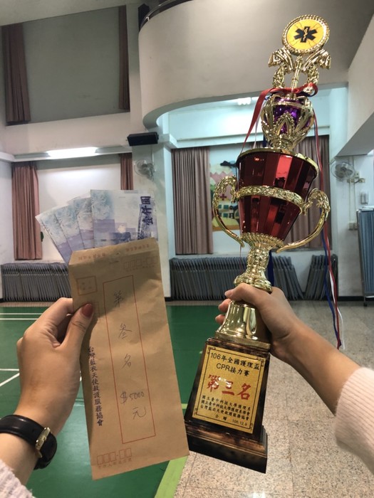 獲獎獎盃與獎金