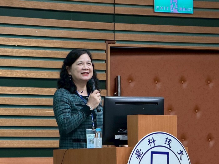 中臺科大陳錦杏校長致詞指出，未來照護模式與人才培育將面臨全面升級與轉型圖片